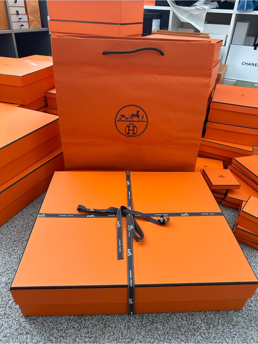 Orange Gift Box - Luxury Tablet Accessory Packaging big box